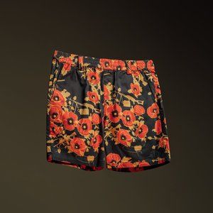 QILO x OTTE "Poppies of War" Short in Black